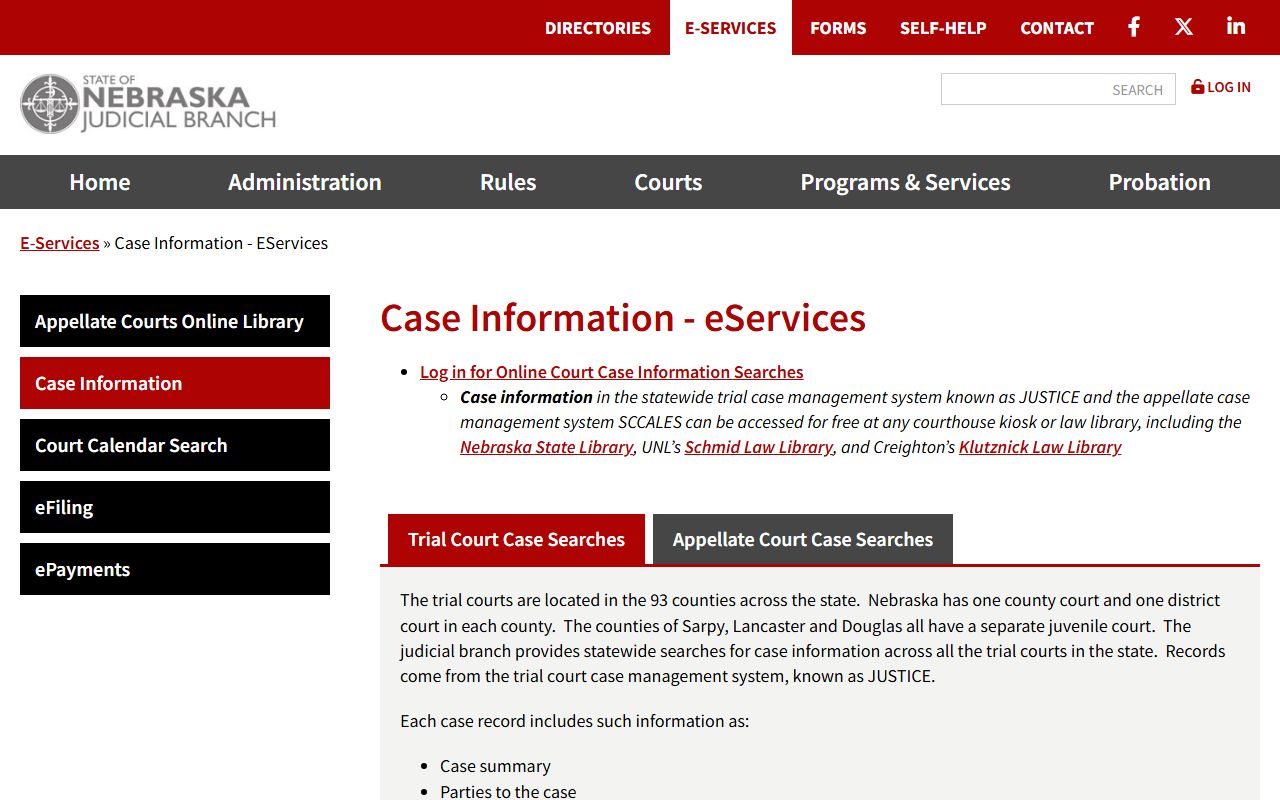 Keya Paha County court records after arrest Nebraska case information